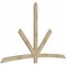 Ekena Millwork Alberta Rough Sawn Timber Gable Bracket, Douglas Fir, 96"W x 60"H x 2"D x 4"F, 15/12 Pitch GBW096X60X0204ALB00RDF - alternate 4